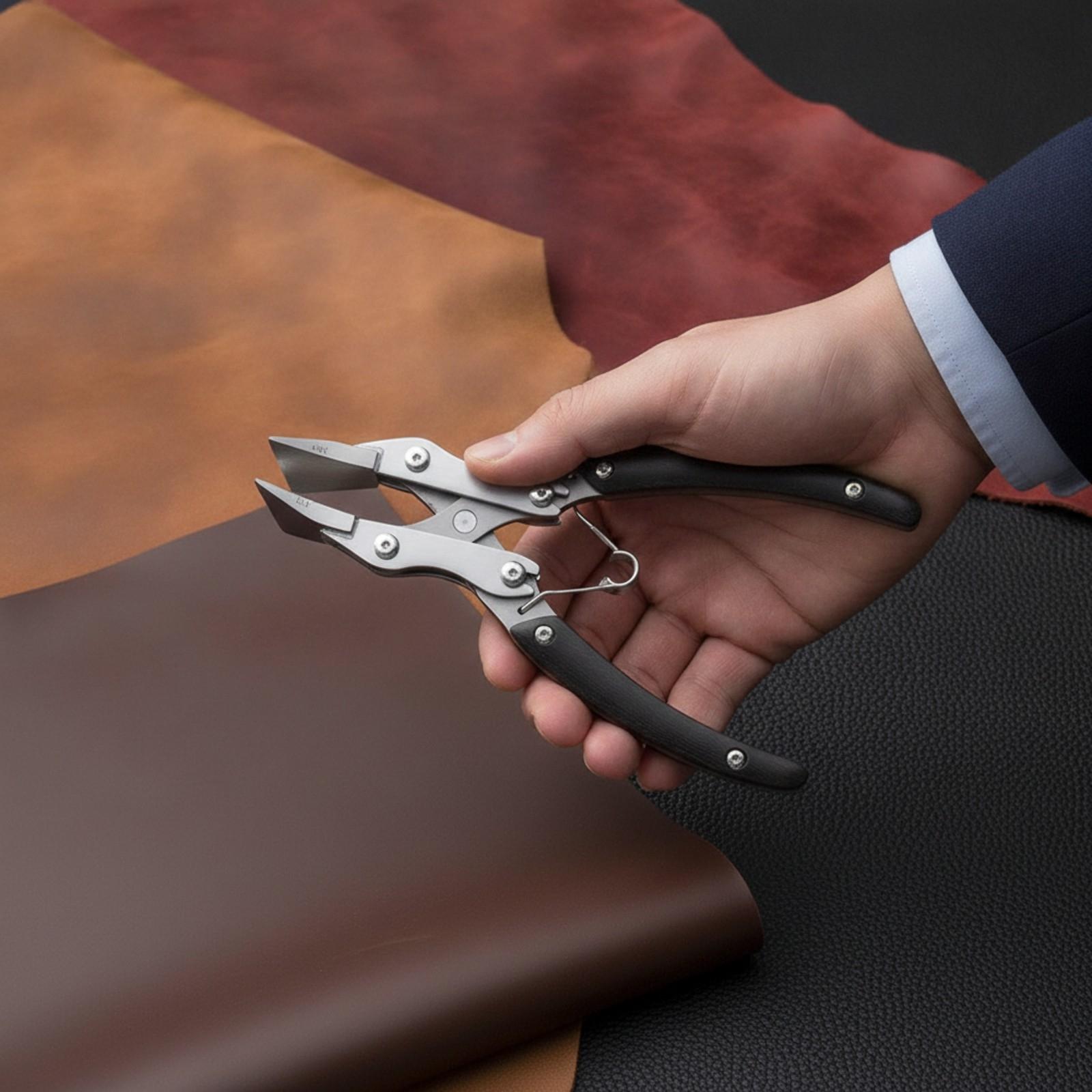 Leatherwork Hand Press - Flat Nose Pliers Leather Craft Tool