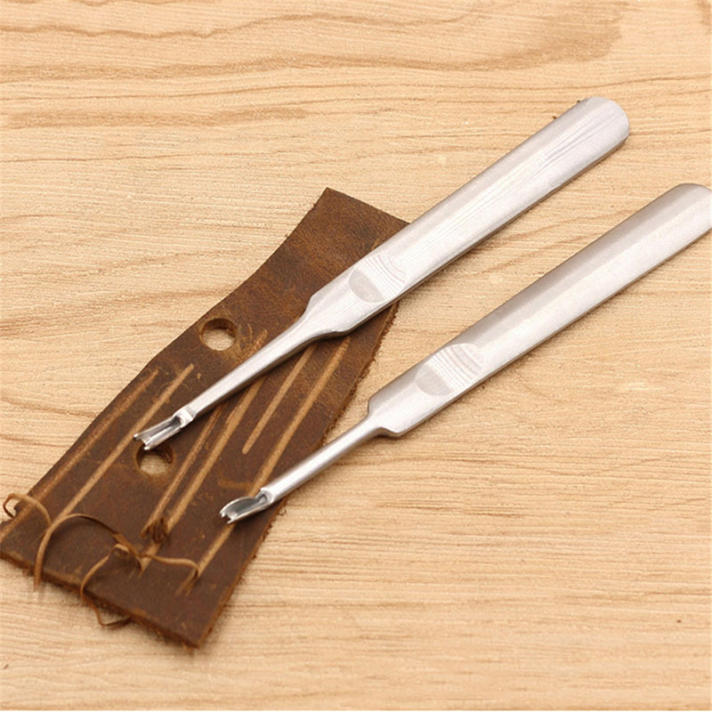 Groover Stitching Tool - (.) 2Pcs Leather Leathercraft Tool Kit