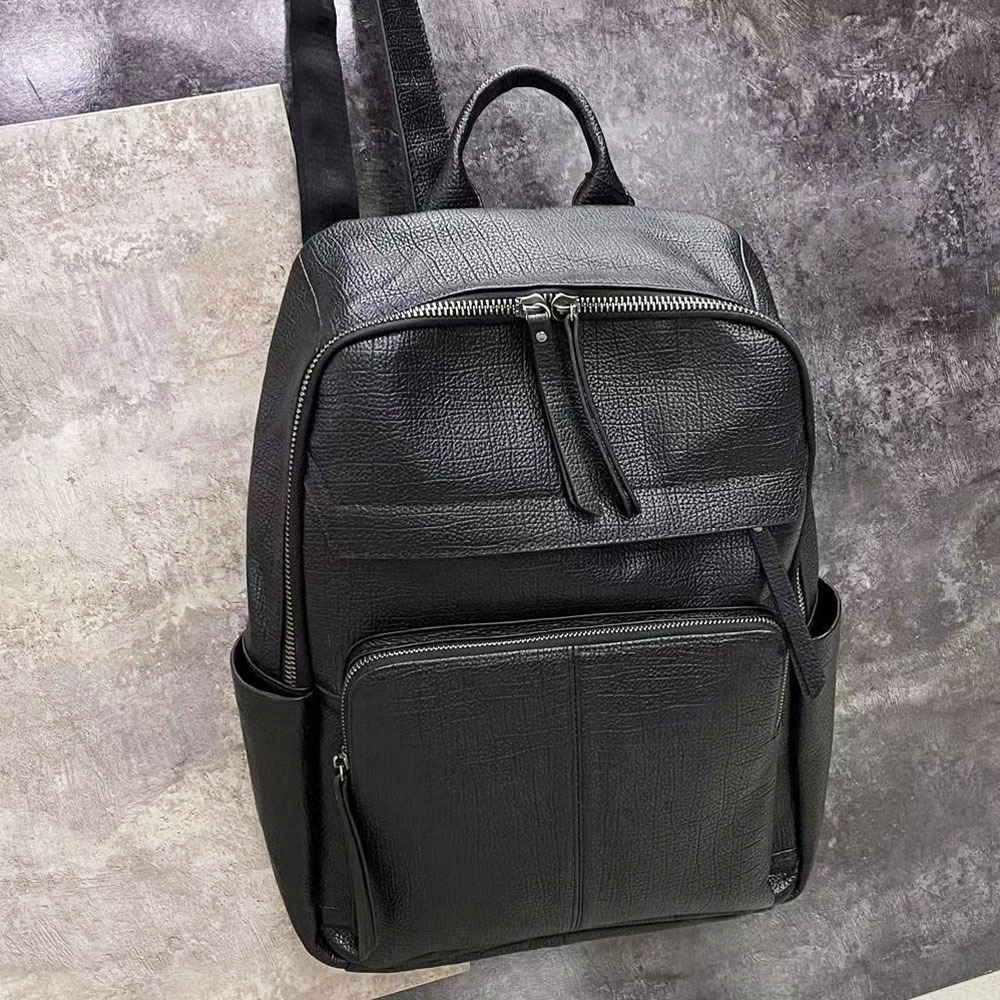 Large Man Genuine Leather Trav - Leather Work Rucksack Mens ulasan dan harga