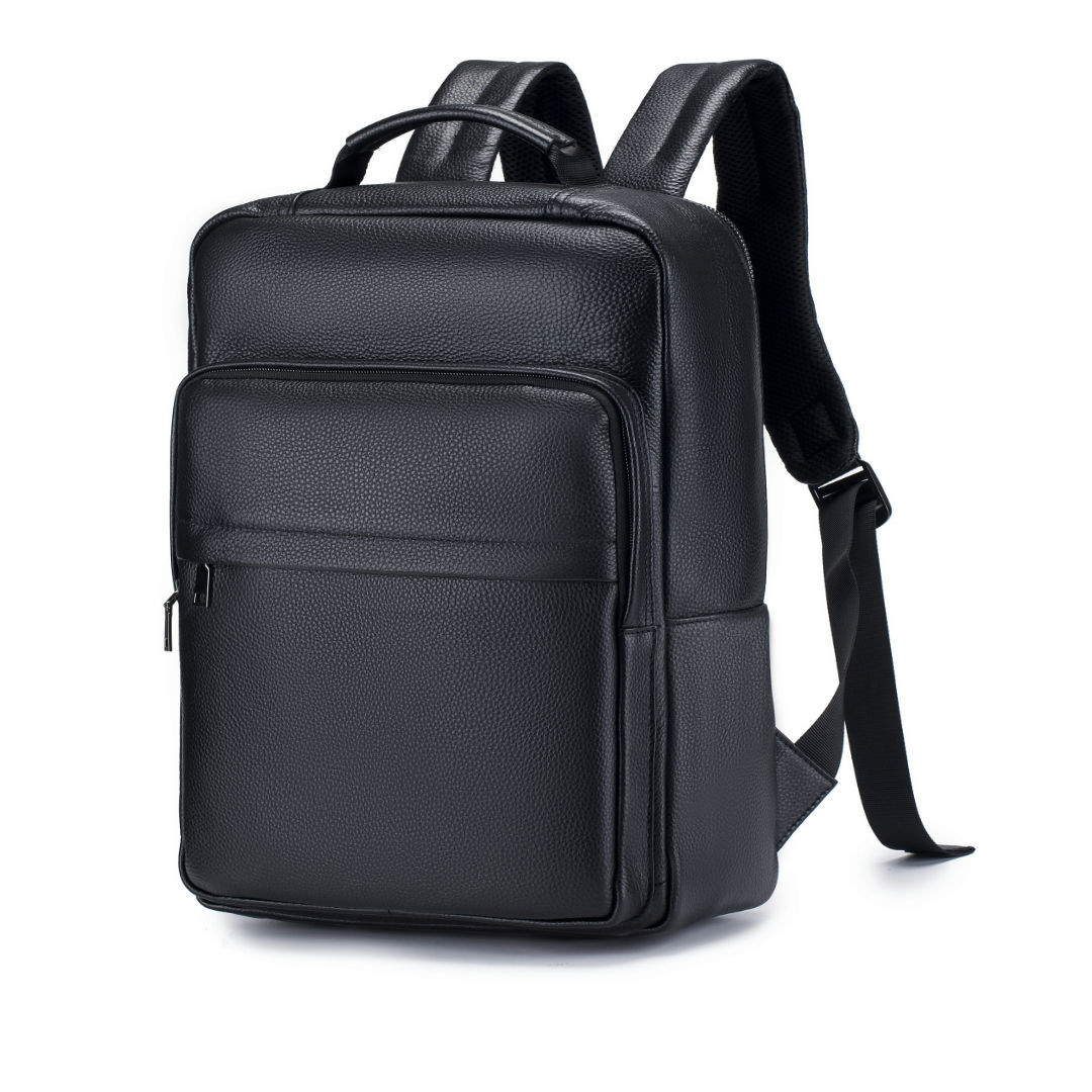Man Genuine Leather Travel Bac - Leather Work Rucksack Mens ulasan dan harga