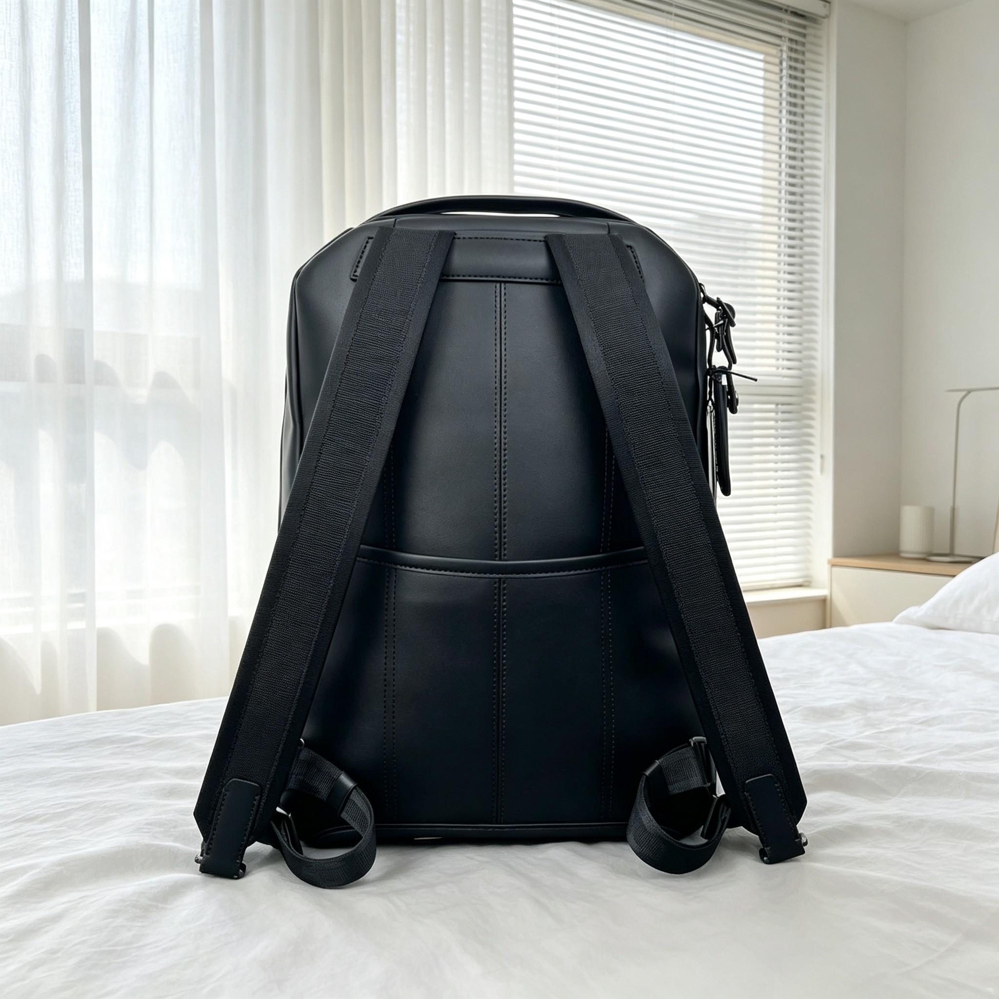 Business Commuter Backpack for - Leather Work Rucksack Mens ulasan dan harga