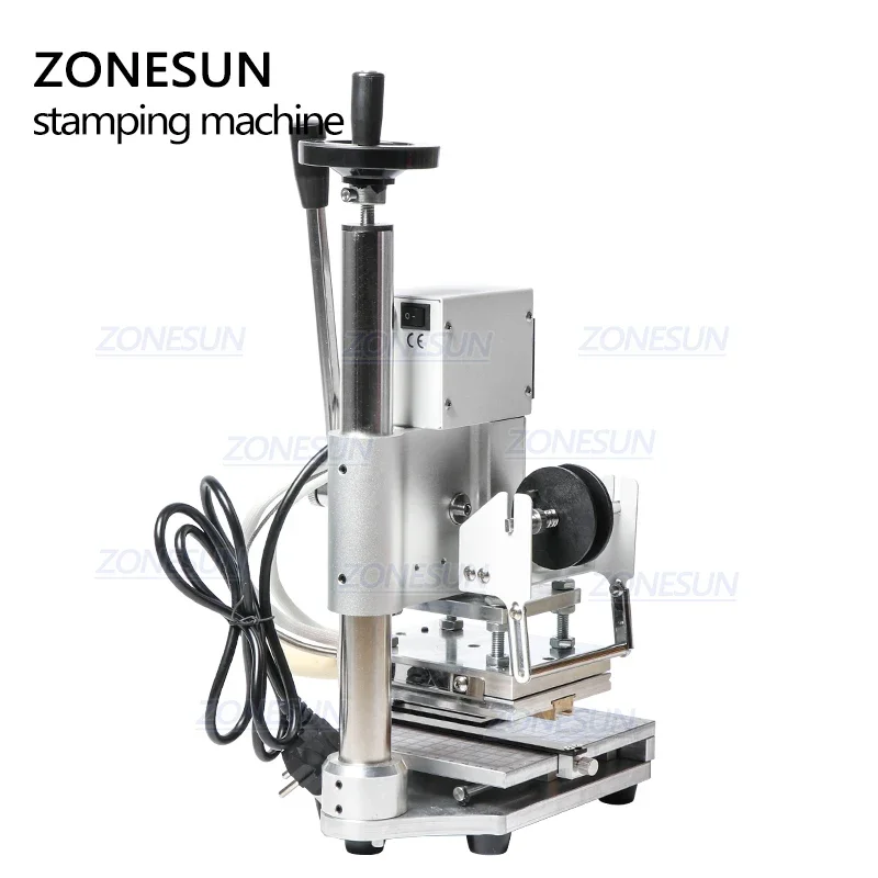 ZONESUN ZS110 Hot Foil Stampin - Leatherwork Hand Press ulasan dan harga