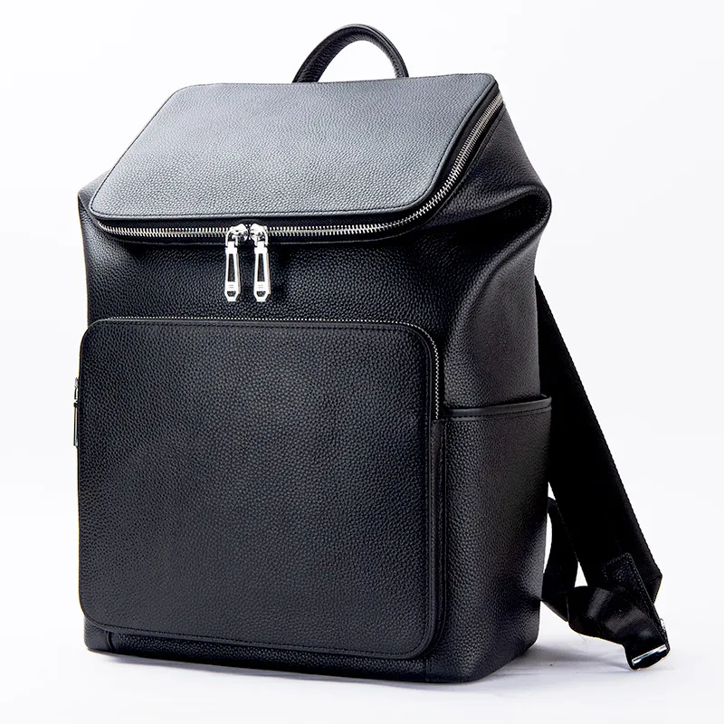 Genuine Leather Men Backpack 1 - Leather Work Rucksack Mens ulasan dan harga
