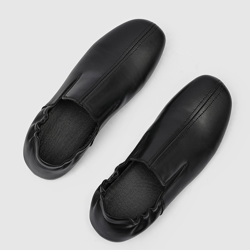 Brand Men Casual Shoes Slip On - Leatherwork Designs ulasan dan harga